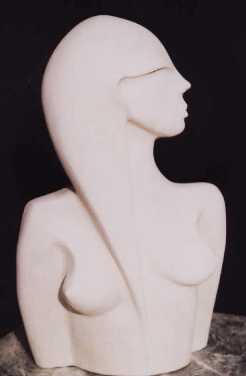 sculpture profil egyptien